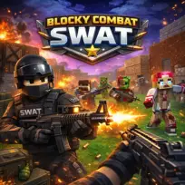 Blocky Combat Swat