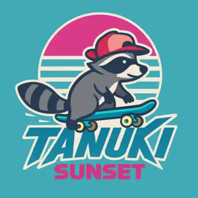 tanuki-sunset